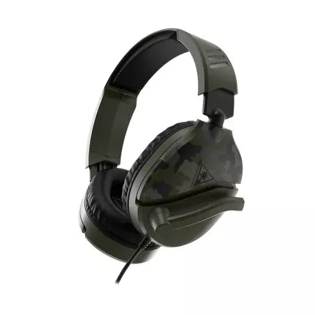 Turtle Beach Recon 70 Green Camo Audífonos Gaming | Multiplataforma | Micrófono Abatible