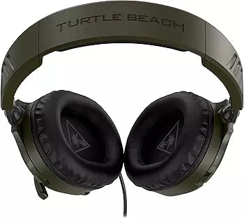 Turtle Beach Recon 70 Green Camo Audífonos Gaming | Multiplataforma | Micrófono Abatible